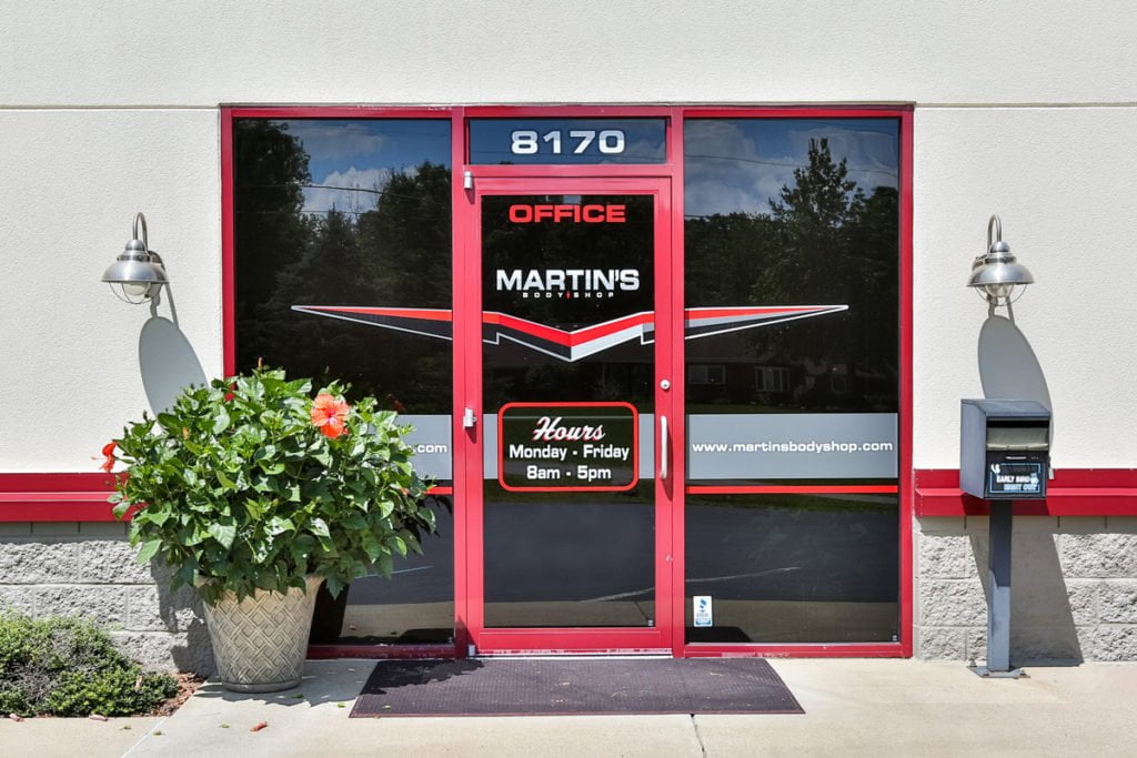 exterior_02 Front Entrance of Martin's Auto Body